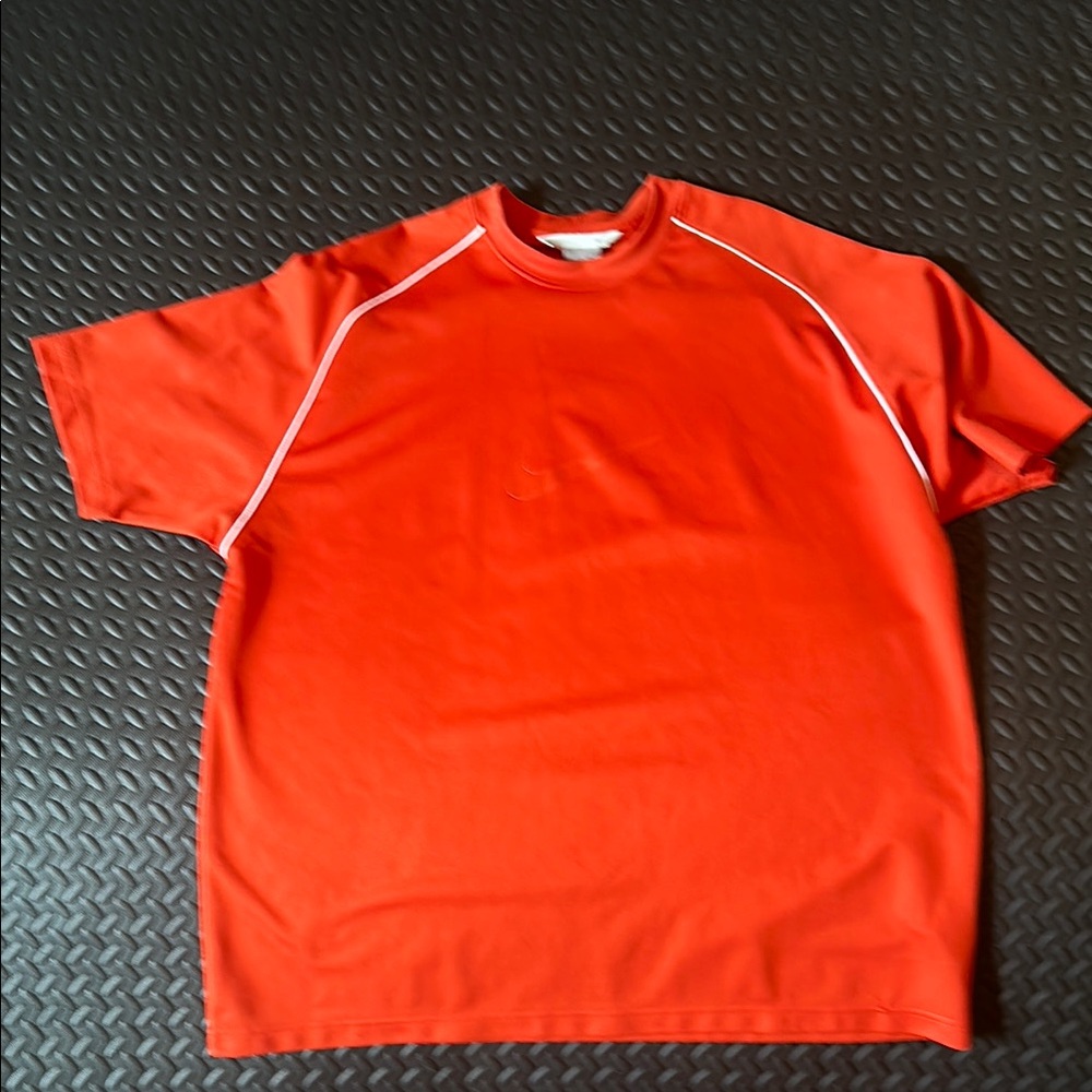 Nike Burnt Orange Performance Short Sleeve Tee